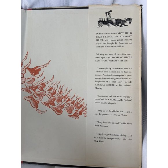 The 500 Hats of Bartholomew Cubbins by Dr Seuss 1938 Hb Dj First Edition - Picture 7 of 8